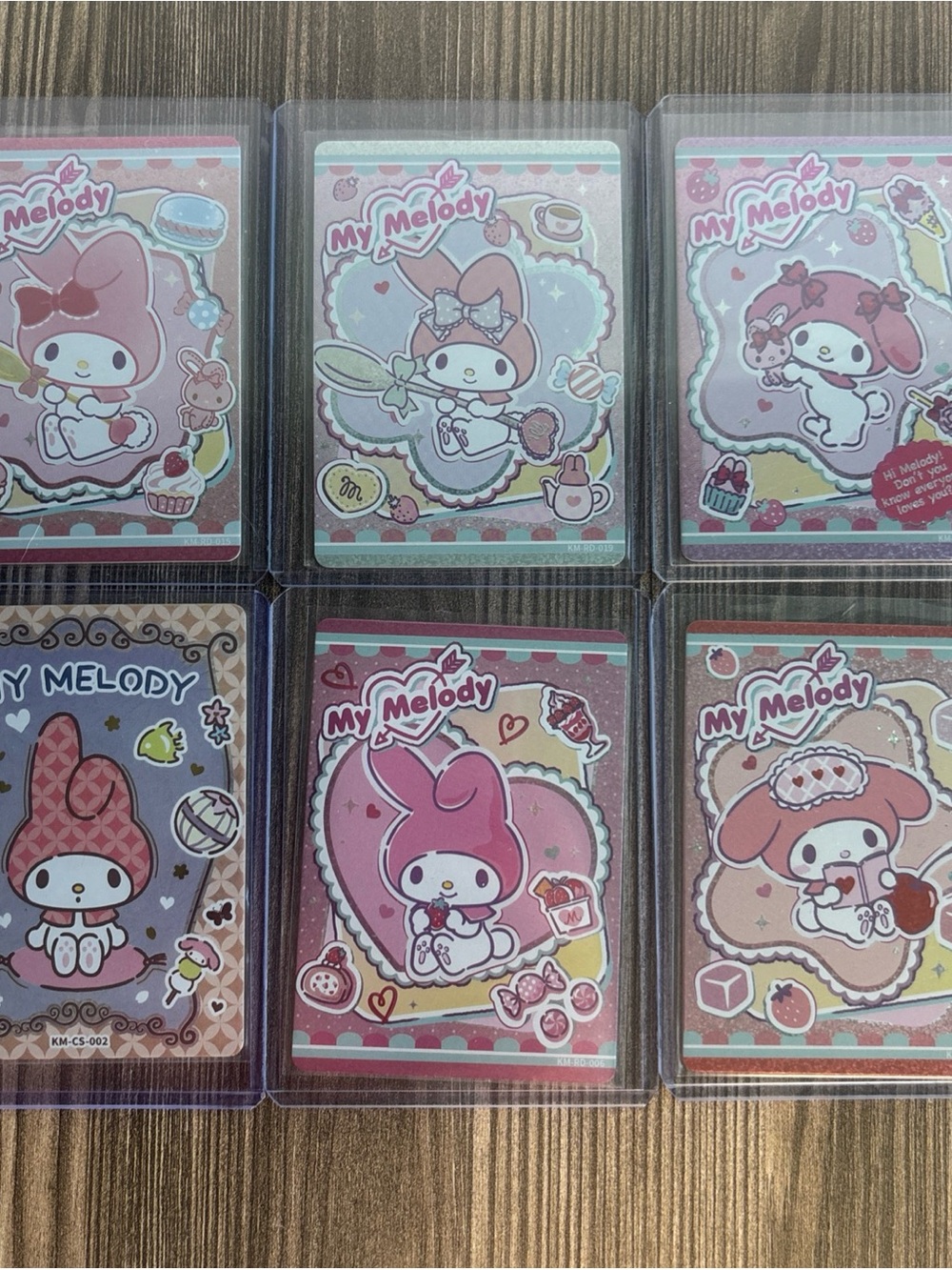 Sanrio My Melody Pink and White Character Card Set